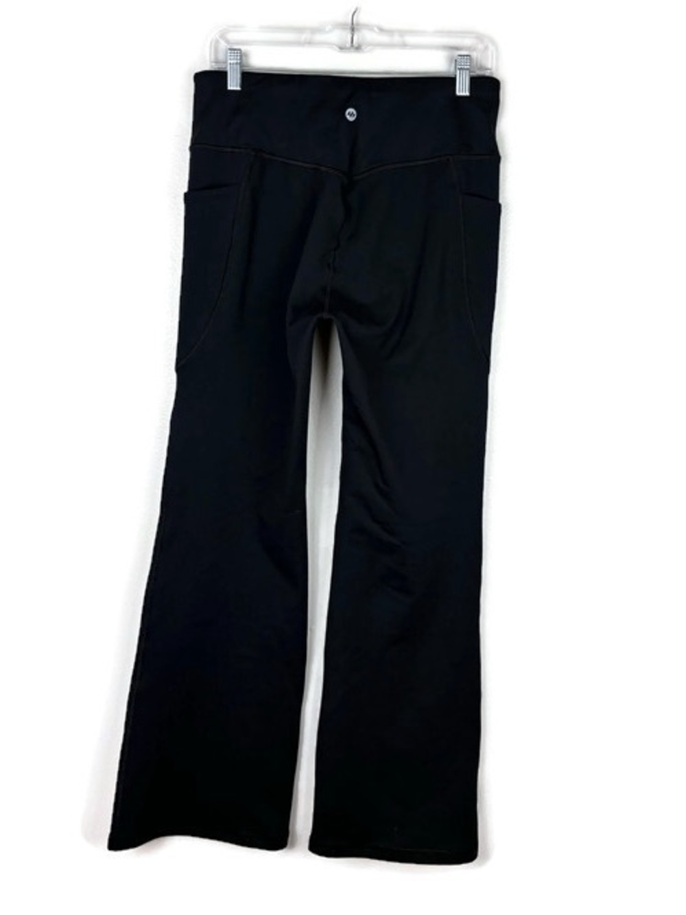 Ewedoos High Rise Flare Wide Leg Pull On Active Leggings in Black - Picture 7 of 7